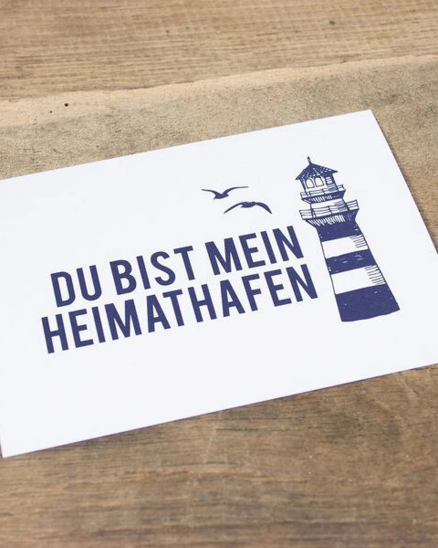 Bow & Hummingbird Postkarte Heimathafen – Ansicht 2