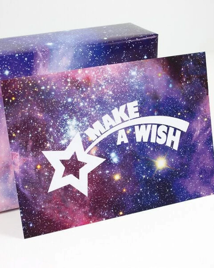 Bow & Hummingbird Postkarte "Make a wish"