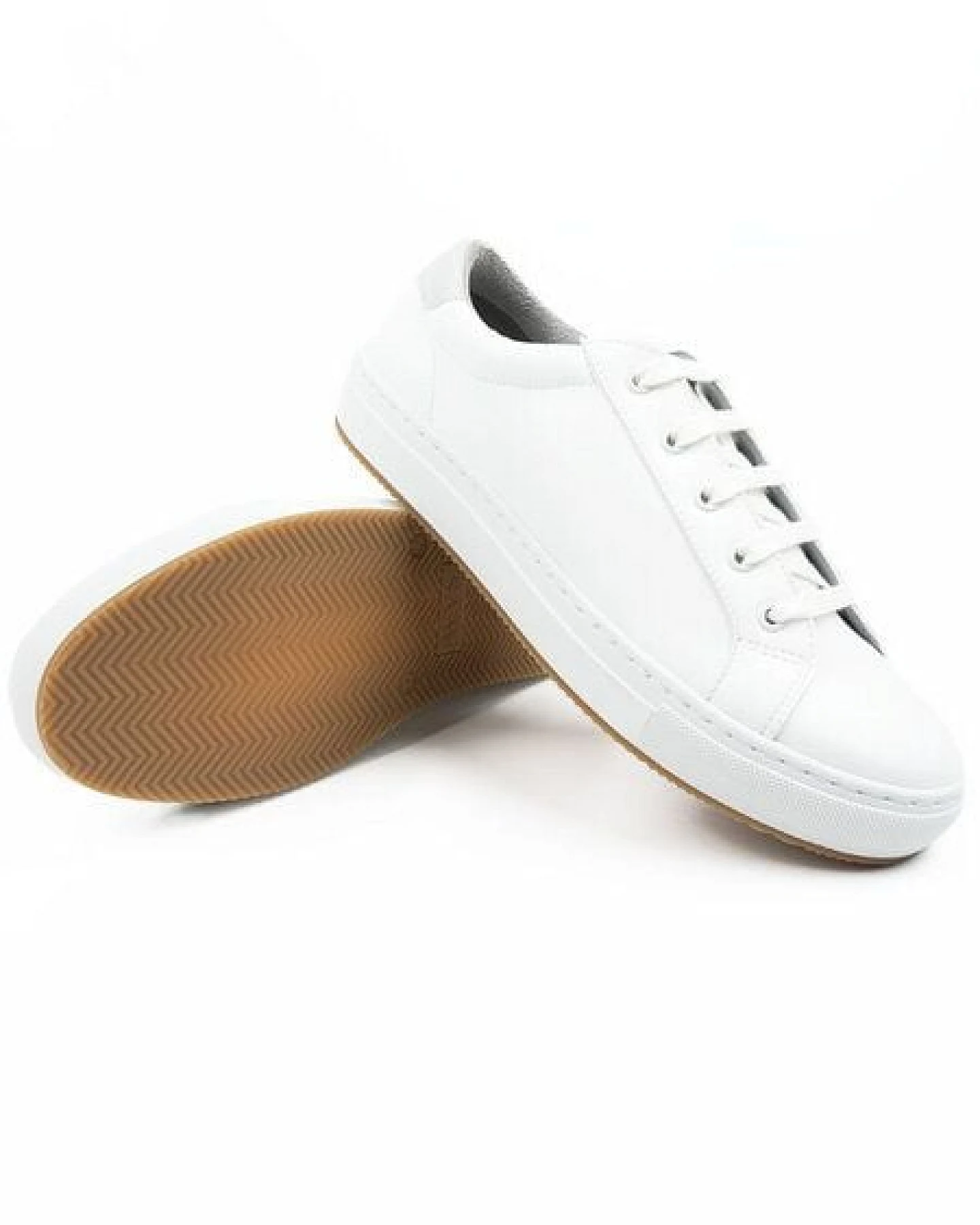 Will's Vegan Shop NY Turnschuhe Weiß Damen – Ansicht 2