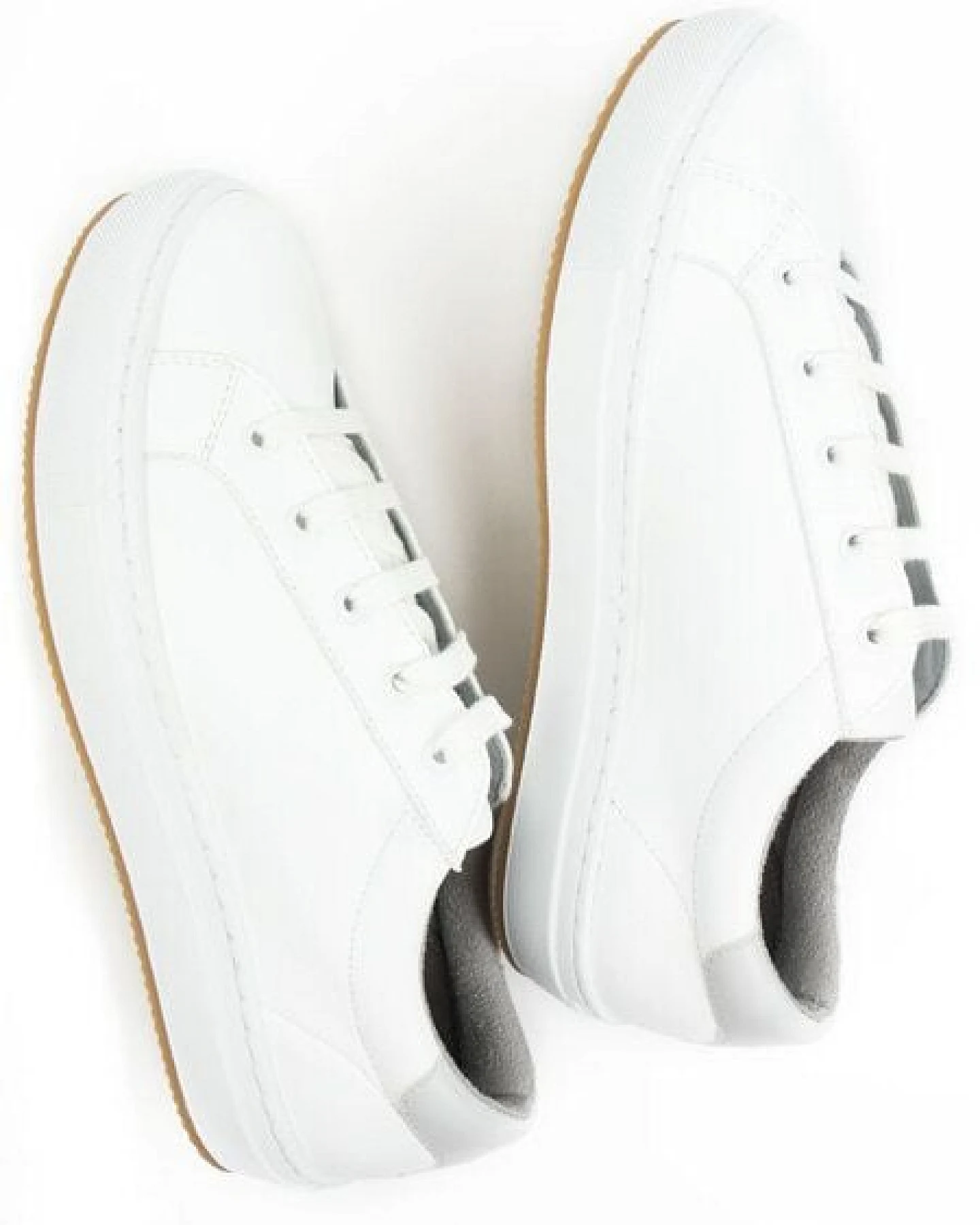 Will's Vegan Shop NY Turnschuhe Weiß Damen – Ansicht 3