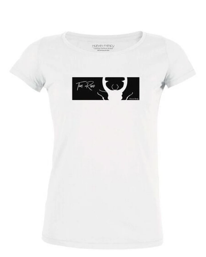 Human Family T-Shirt - Damen - Amorous "Time runs" - white