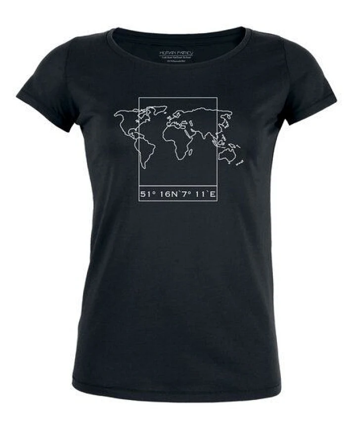 Human Family T-Shirt - Damen - Amorous "Worldmap"