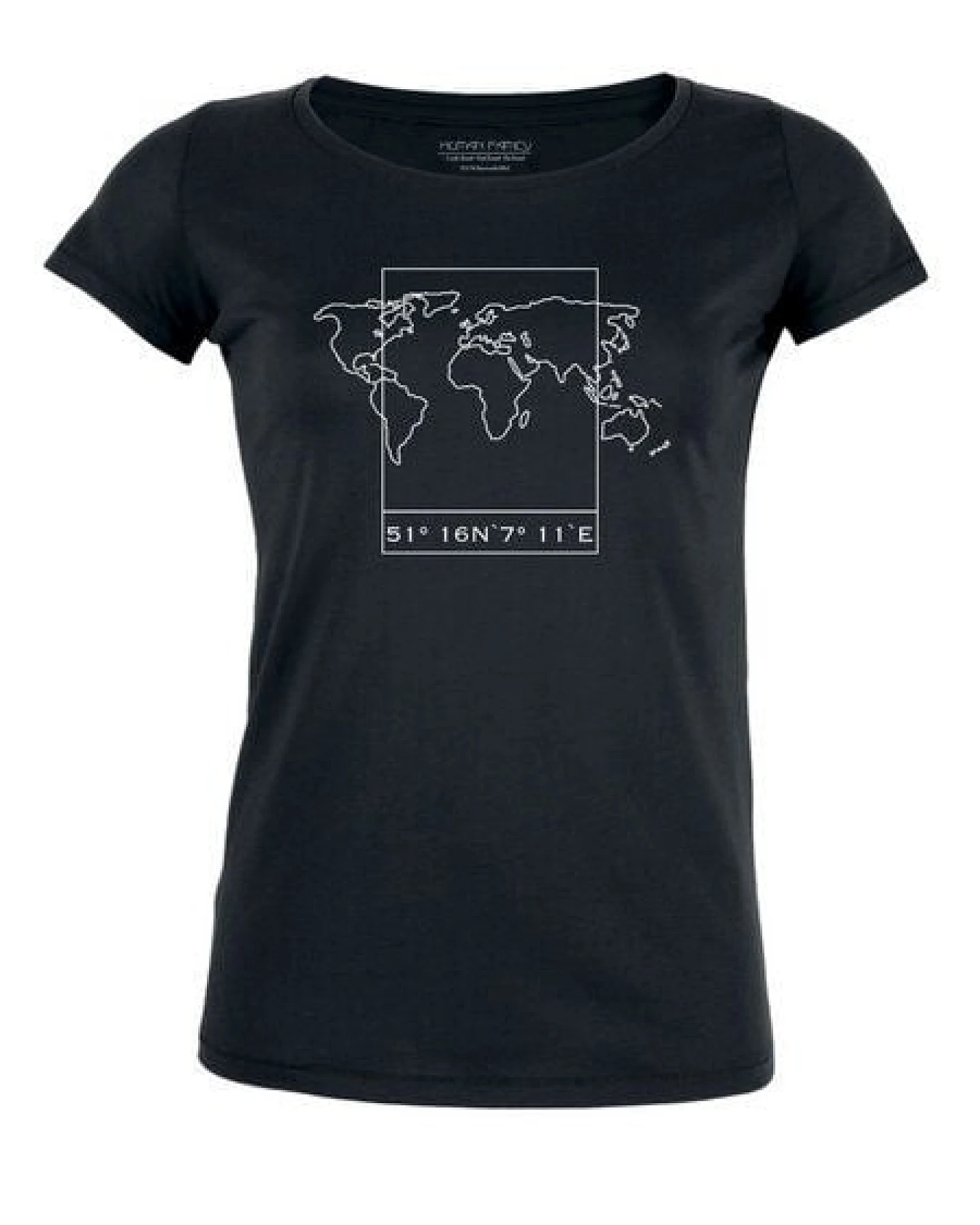 Human Family T-Shirt - Damen - Amorous "Worldmap" – Ansicht 4