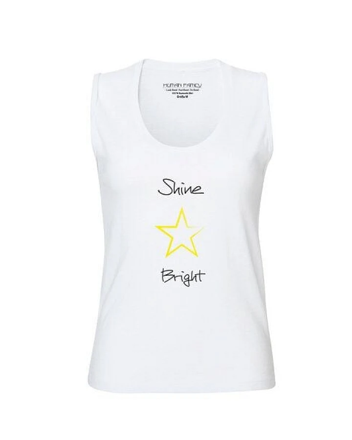 Human Family Trendiges Damen Top "Lounge Star" in white