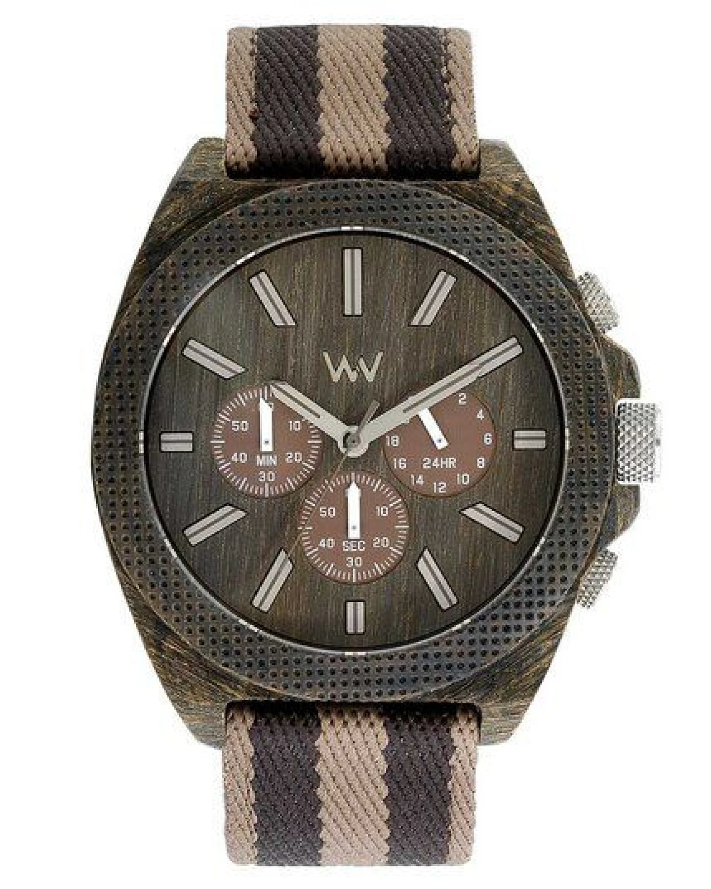 WEWOOD Holz-Armbanduhr PHOENIX CHRONO WENGE EARTH – Ansicht 2