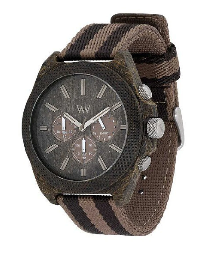WEWOOD Holz-Armbanduhr PHOENIX CHRONO WENGE EARTH