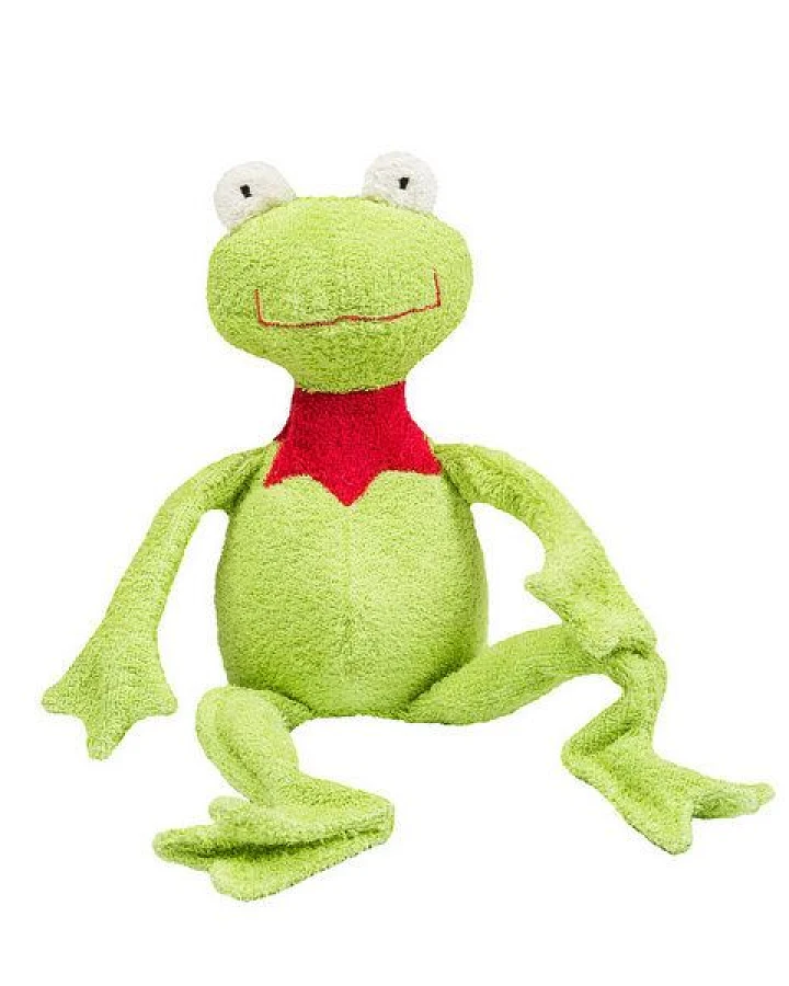 Efie Spiel-Schlenker & Kuscheltier Frosch, kbA-organic