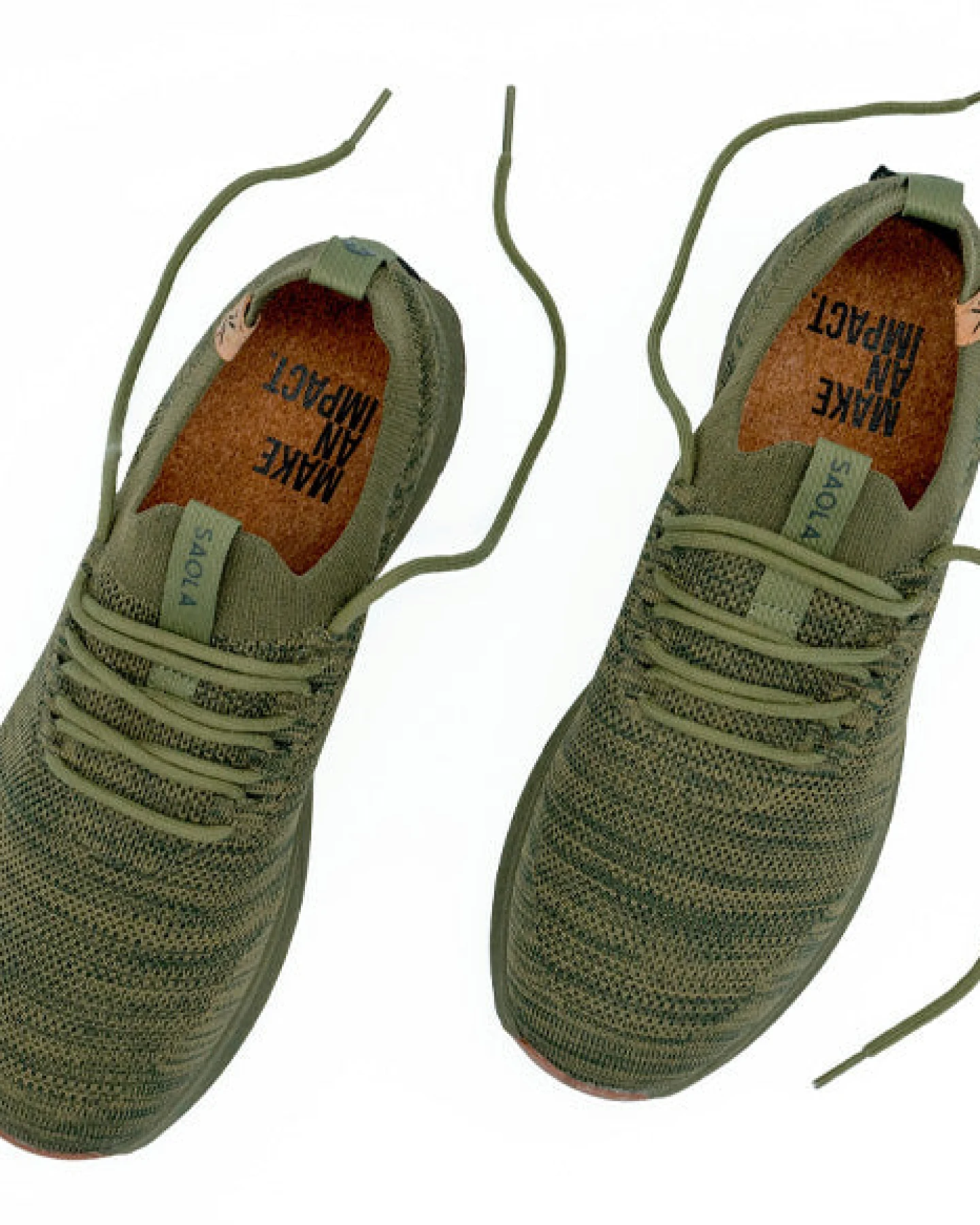 SAOLA Herren vegan Sneaker Herren Tsavo 2.0 Waterproof Burnt Olive - Obsidian – Ansicht 2