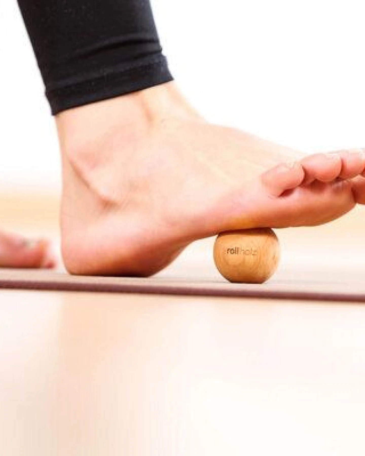 rollholz Faszienkugel - nachhaltiges Faszientraining und Eigenmassage – Ansicht 3