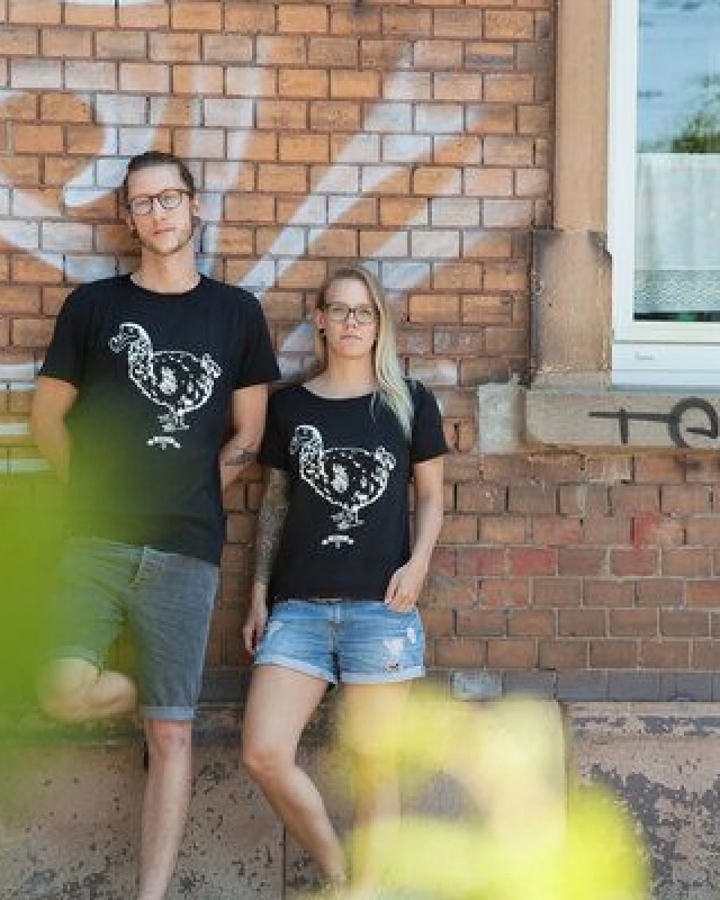 päfjes Vogel Dodo Polly - Fair gehandeltes Frauen T-Shirt - Slub Black – Ansicht 2