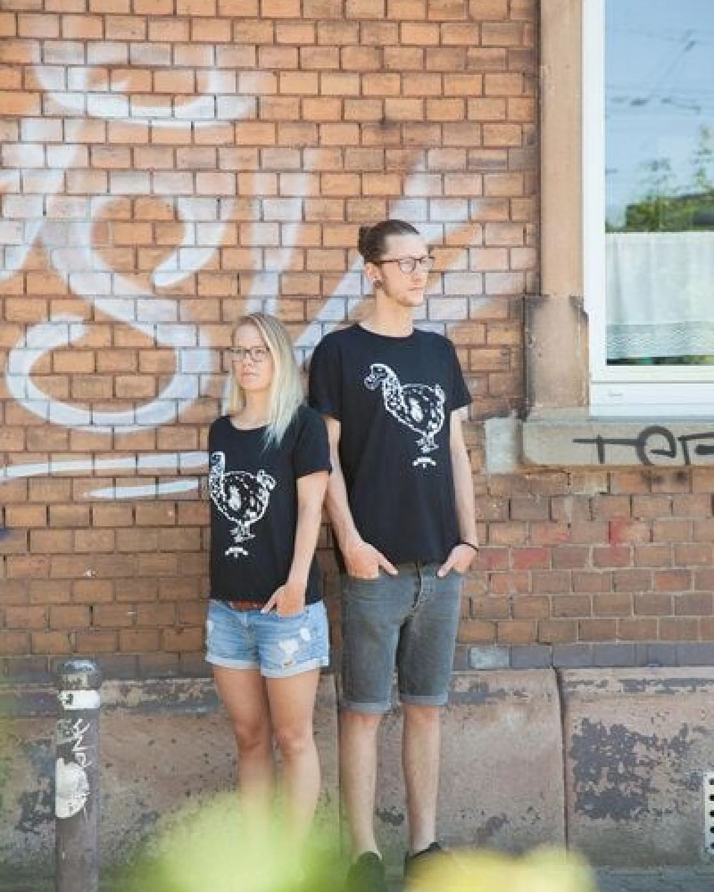 päfjes Vogel Dodo Polly - Fair gehandeltes Männer T-Shirt - Black – Ansicht 2