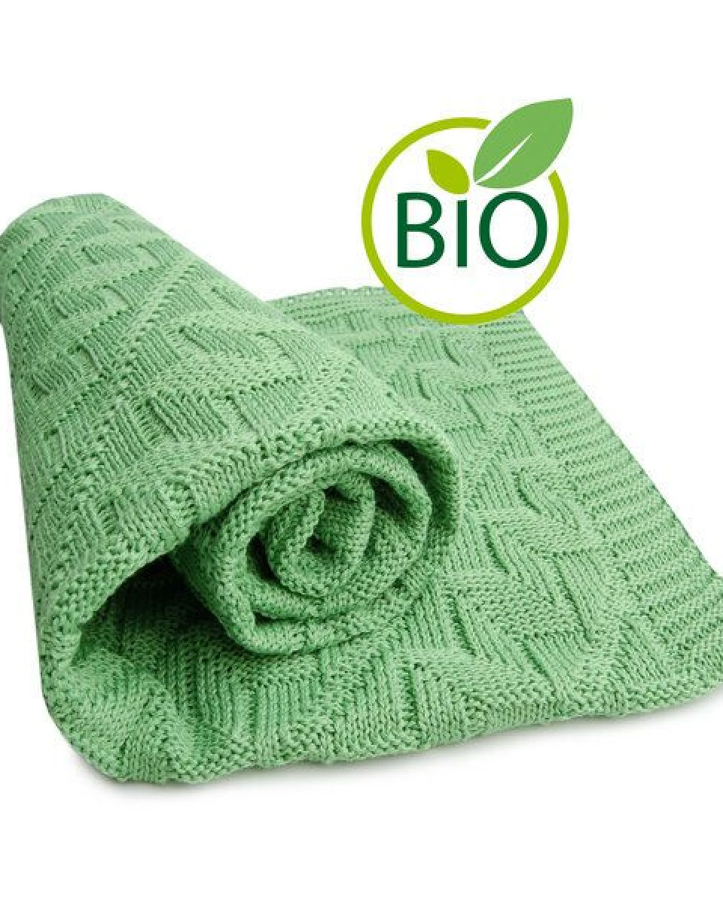 Sonnenstrick Babydecke mit Rauten-Muster – Ansicht 2