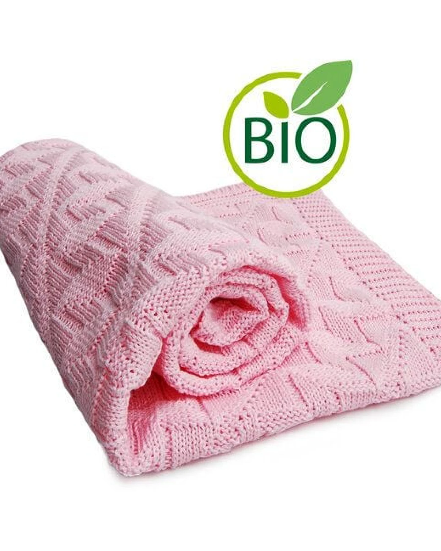 Sonnenstrick Babydecke mit Rauten-Muster – Ansicht 2