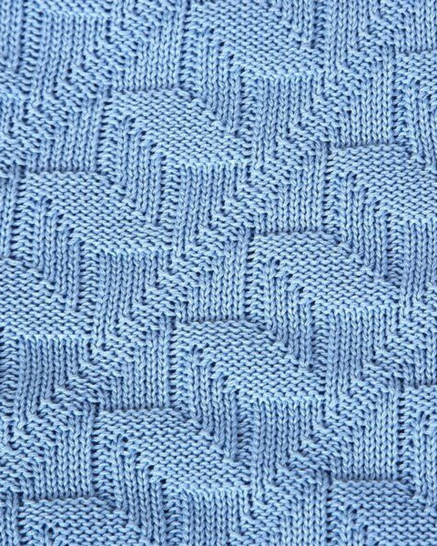 Sonnenstrick Babydecke mit Rauten-Muster – Ansicht 3