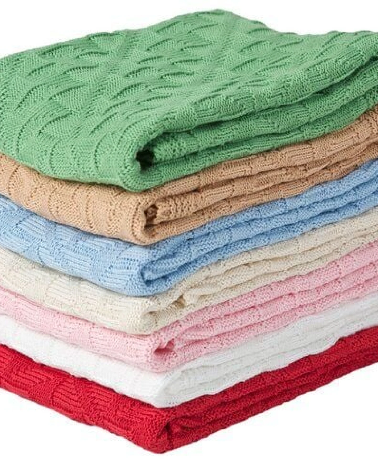 Sonnenstrick Babydecke mit Rauten-Muster – Ansicht 2
