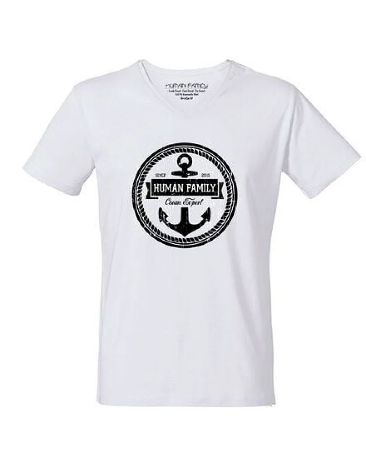 Human Family Bio Herren T-Shirt "Chill-The Sailor" aus 100% Bio Baumwolle