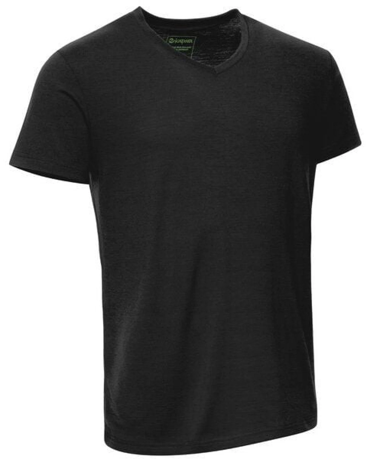 Kaipara - Merino Sportswear Merino Shirt Herren Kurzarm Regularfit V-Neck 150 – Ansicht 2