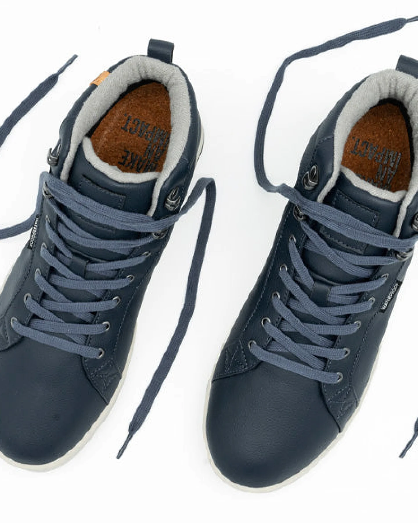 SAOLA Herren vegan Sneaker Herren Bergen Waterproof Navy – Ansicht 2