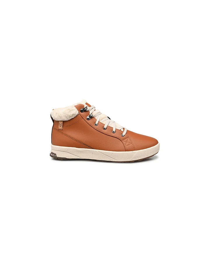 SAOLA Damen vegan Sneaker Damen Bergen Warm Caramel