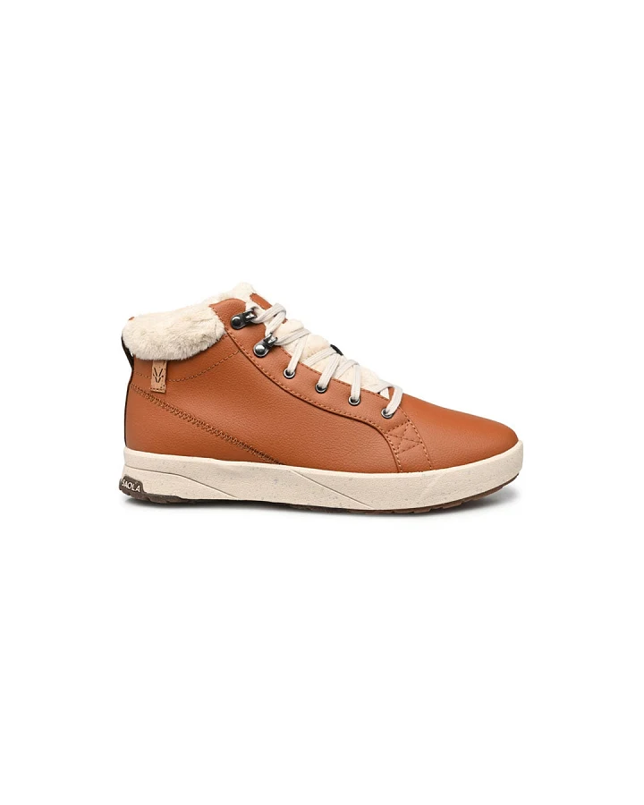 SAOLA Damen vegan Sneaker Damen Bergen Warm Caramel