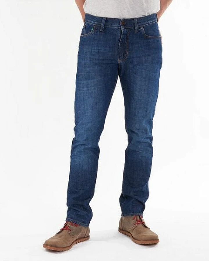 fairjeans Slim Fit Jeans SLIM WAVES mit Wascheffekt aus Bio-Baumwolle, fair
