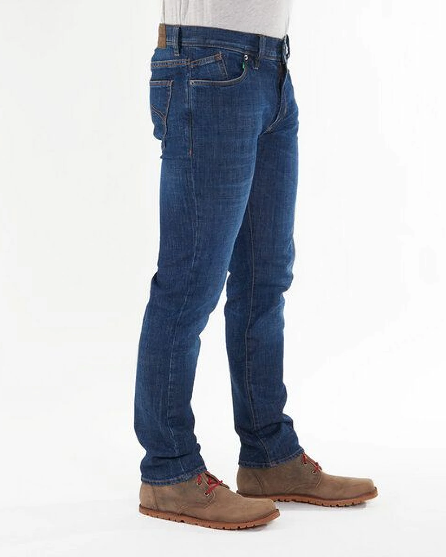 fairjeans Slim Fit Jeans SLIM WAVES mit Wascheffekt aus Bio-Baumwolle, fair – Ansicht 2