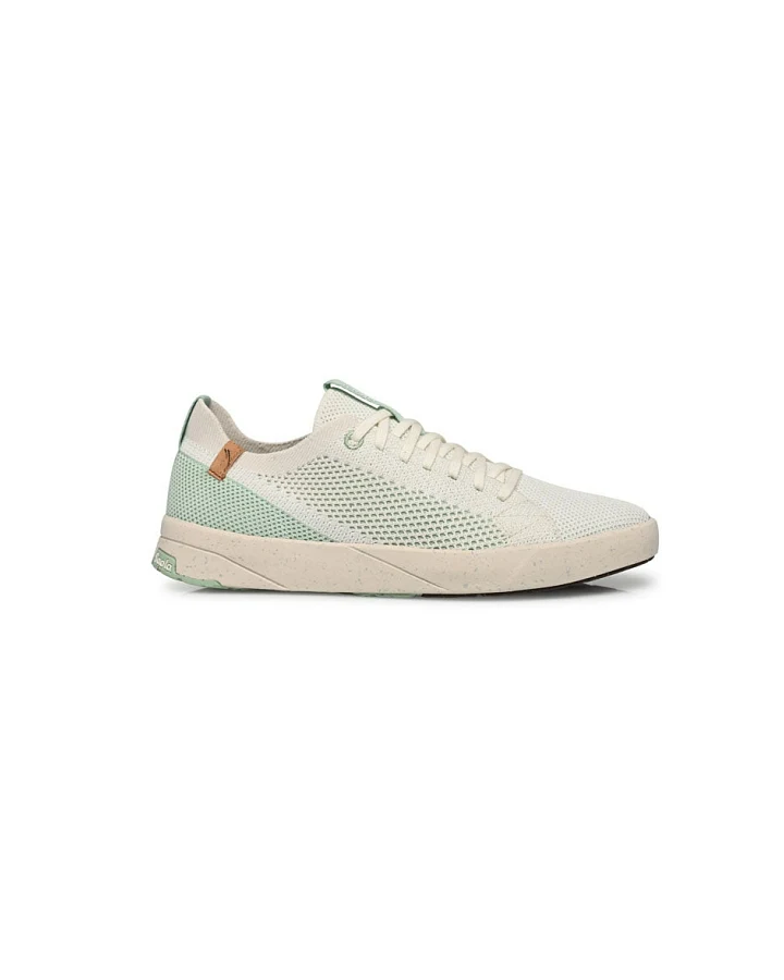 SAOLA Damen vegan Sneaker Damen Cannon Knit 2.0 Weiß / Cameo Grün