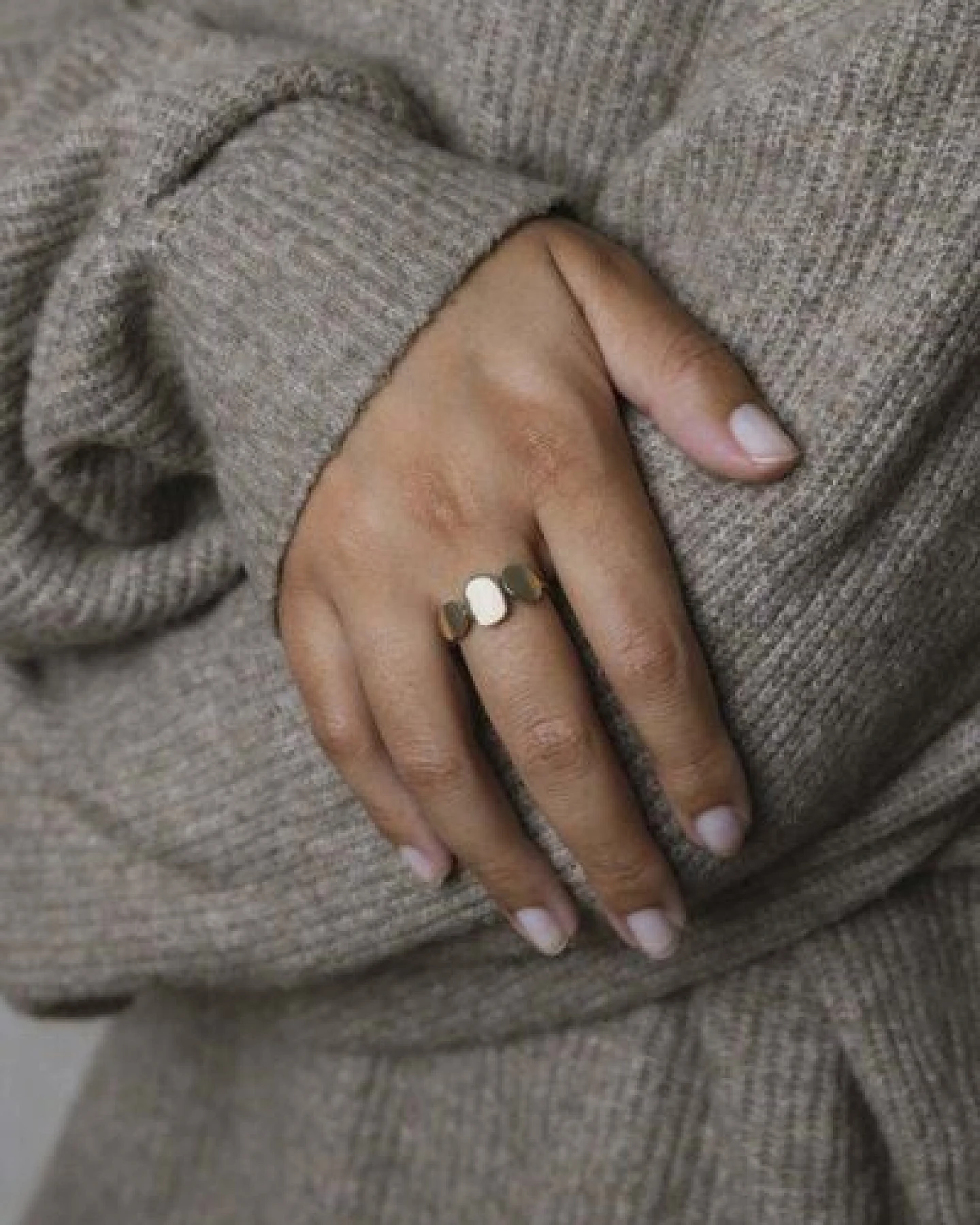 Jyoti - Fair Works Ring Patthar Messing/ Silber – Ansicht 4