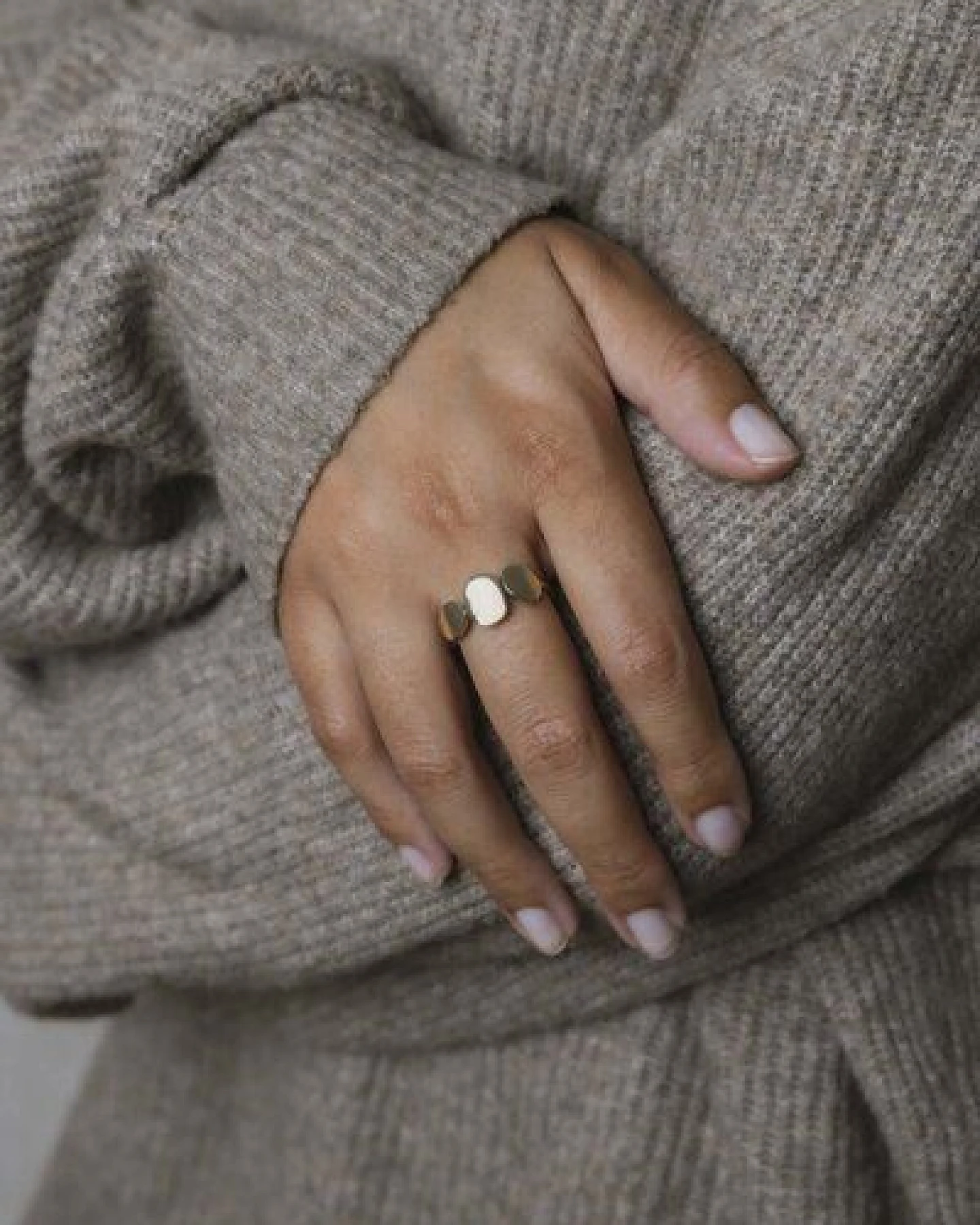 Jyoti - Fair Works Ring Patthar Messing/ Silber – Ansicht 4