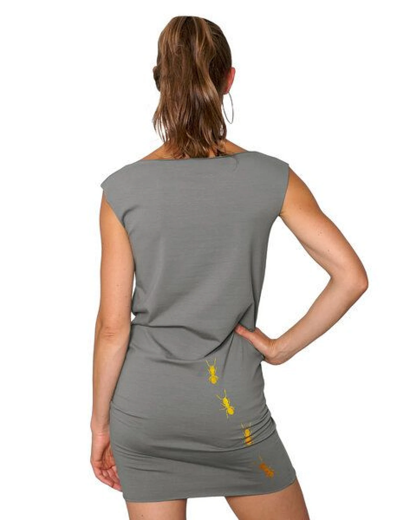 HANDGEDRUCKT "Ameisen" Bio-Kleidchen – Ansicht 2