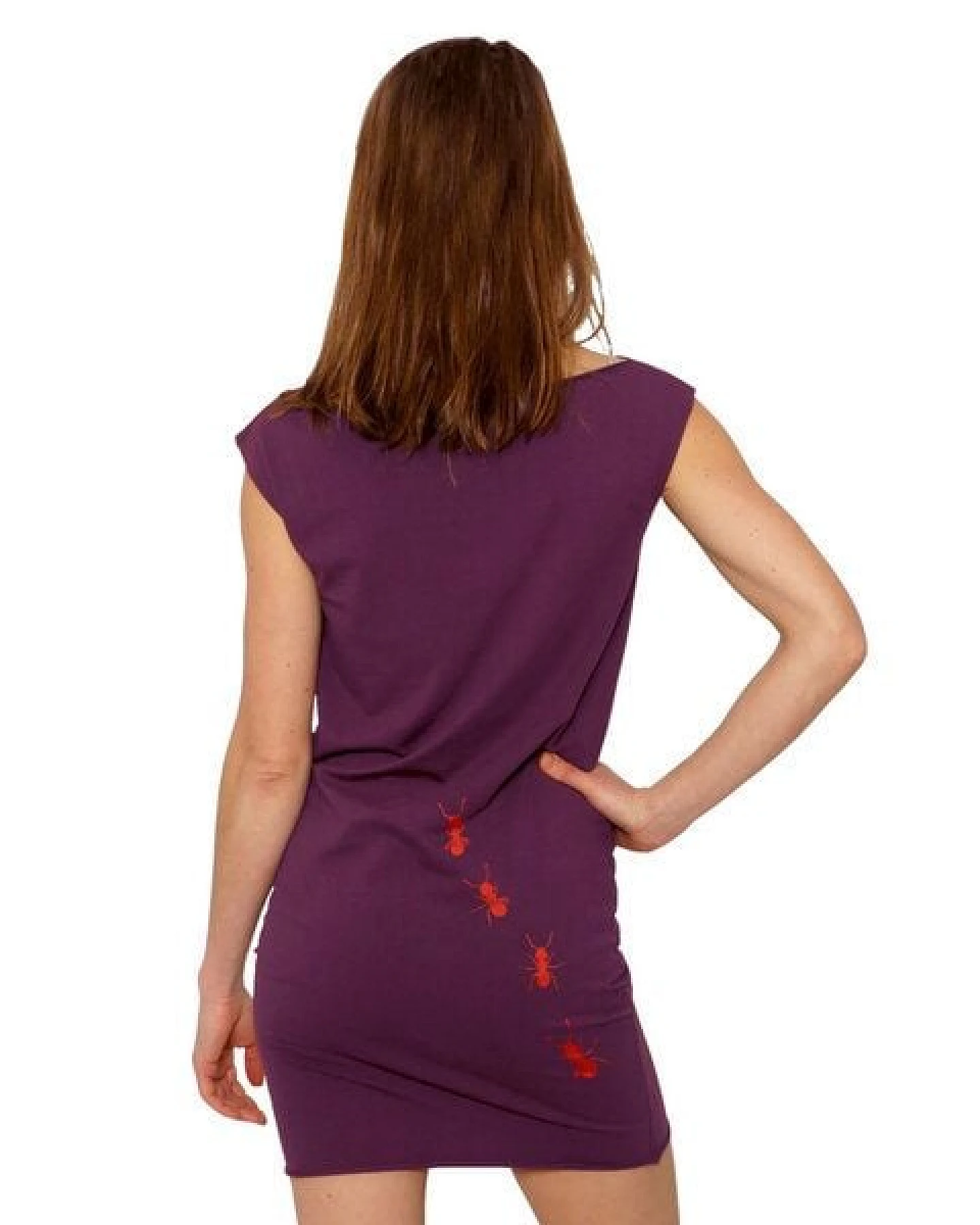 HANDGEDRUCKT "Ameisen" Bio-Kleidchen – Ansicht 2