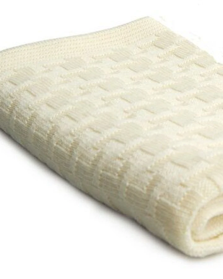 Sonnenstrick Strickdecke Merinowolle