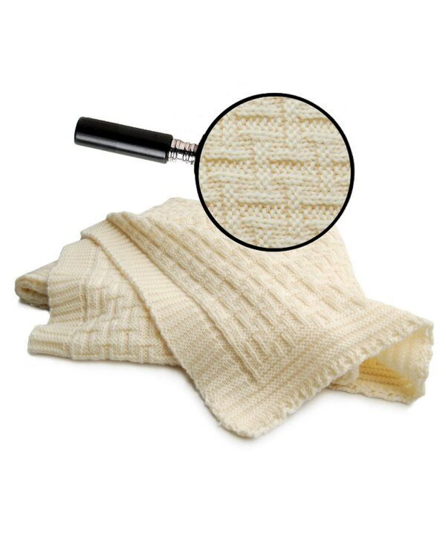 Sonnenstrick Kuscheldecke Merinowolle – Ansicht 2