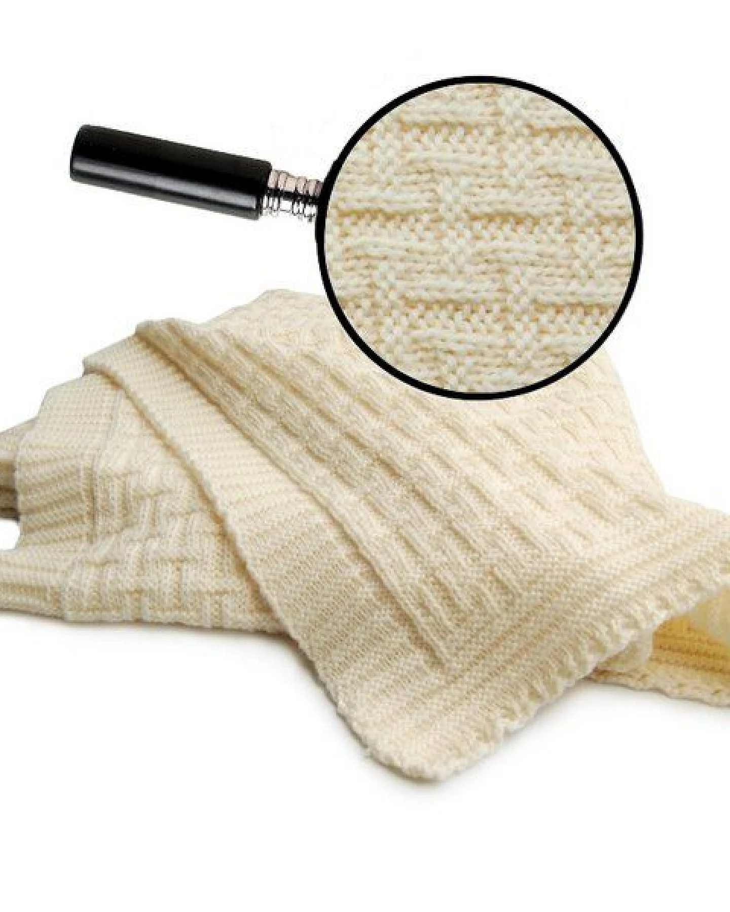 Sonnenstrick Kuscheldecke Merinowolle – Ansicht 2