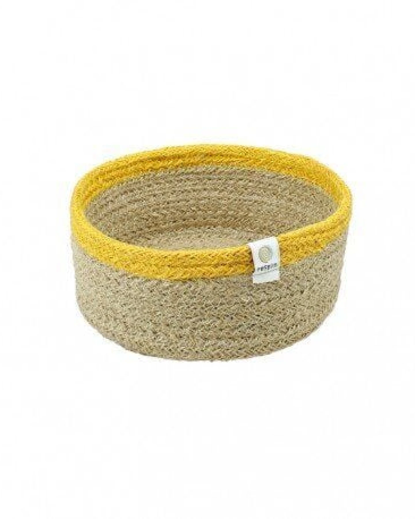 reSpiin Veganer Aufbewahrungskorb klein aus Jute Ø 15 cm – Ansicht 2