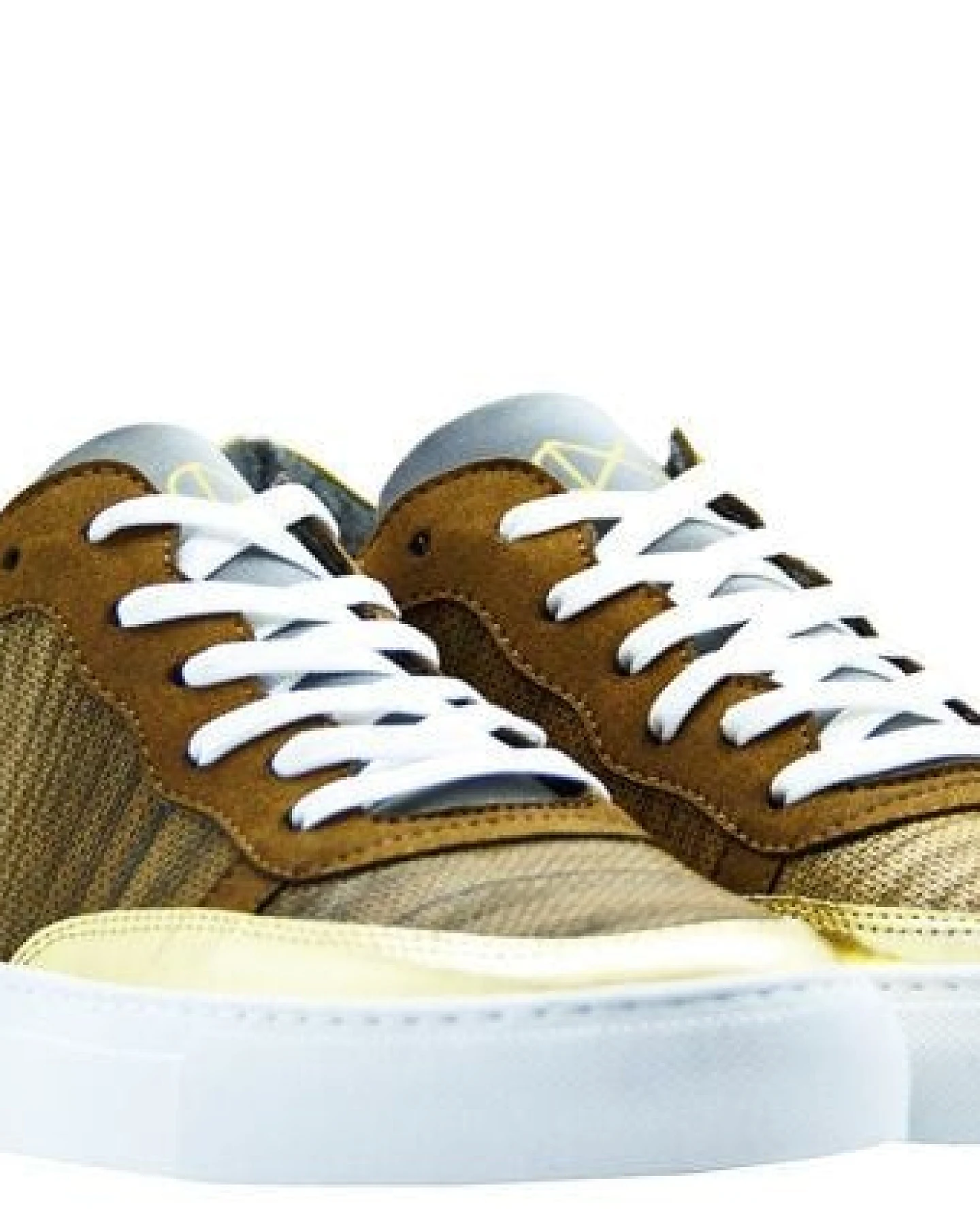 vegane Sneaker aus Holz "nat-2 Wood brown" in braun – Ansicht 3
