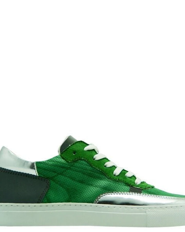 vegane Sneaker aus Holz "nat-2 Wood green" in grün