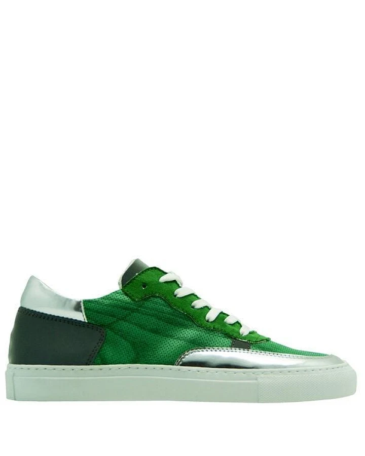 vegane Sneaker aus Holz "nat-2 Wood green" in grün
