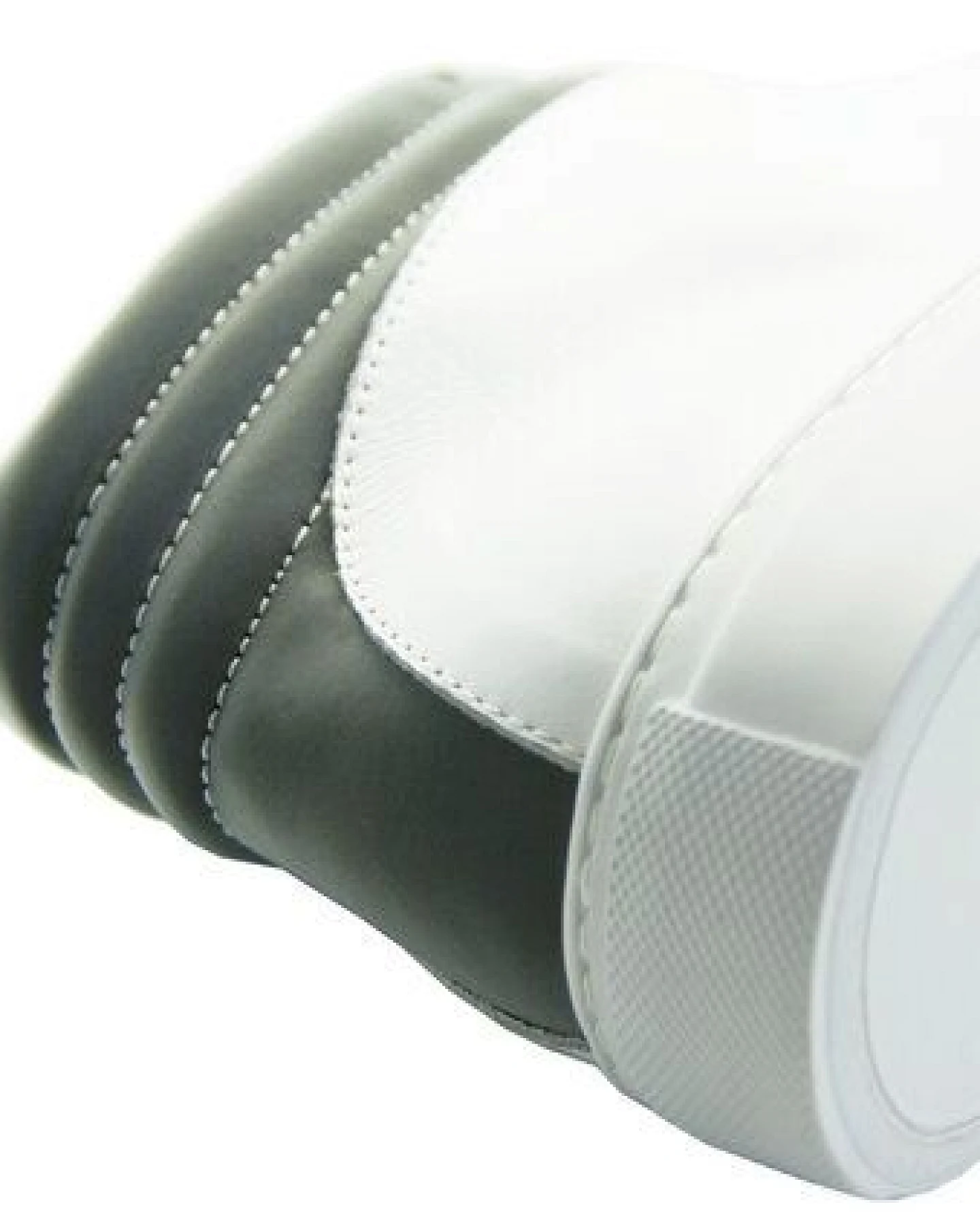 hoher Sneaker aus Leder "nat-2 Sleek white reflective" in weiß – Ansicht 4
