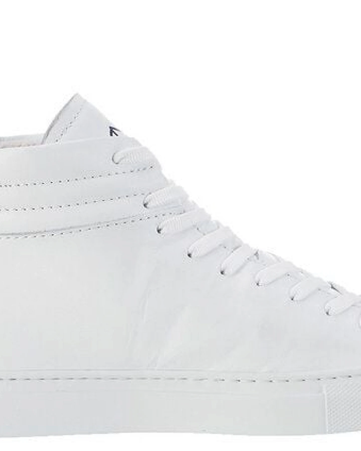hoher Sneaker aus Leder "nat-2 Sleek all white" in weiß – Ansicht 2