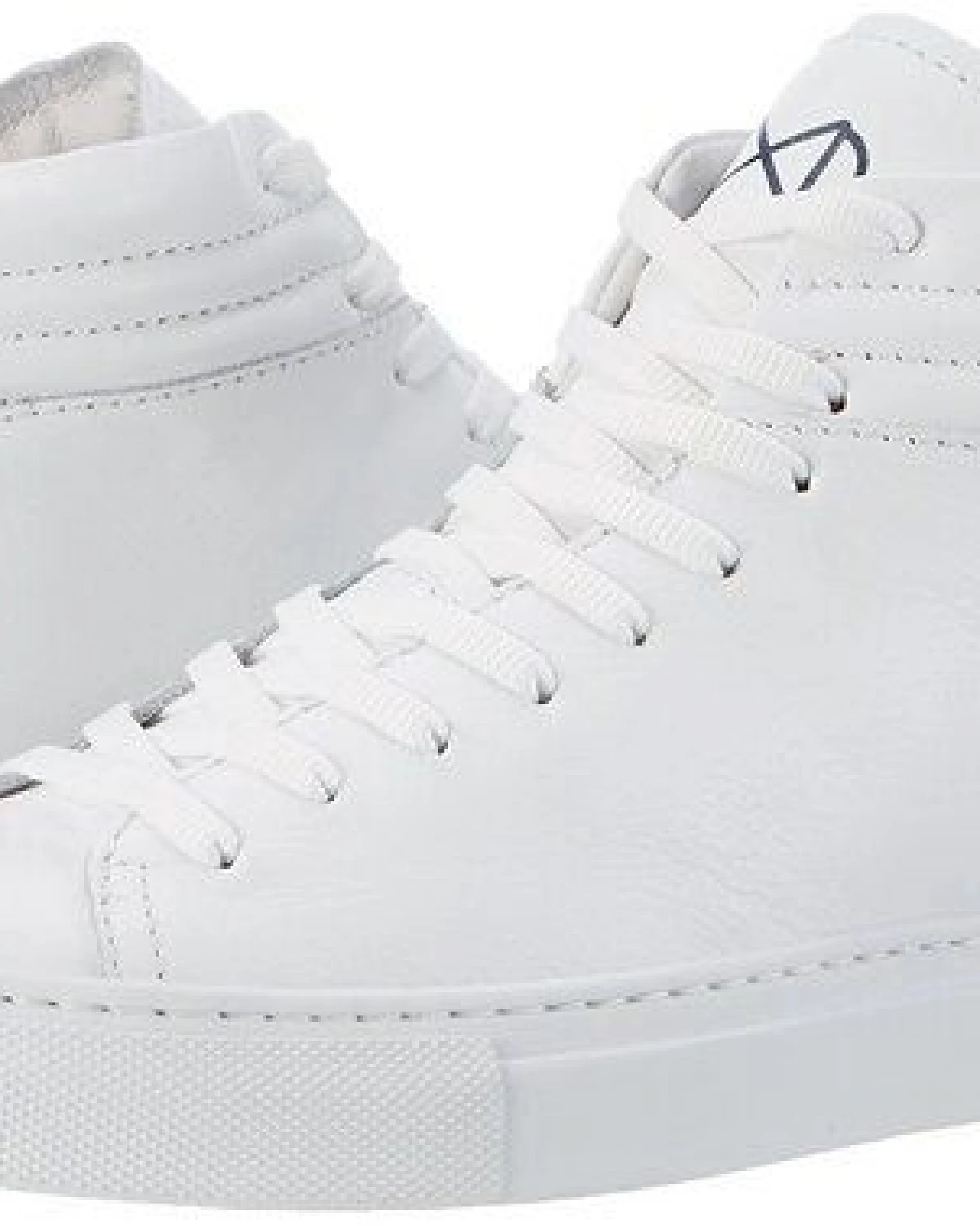 hoher Sneaker aus Leder "nat-2 Sleek all white" in weiß – Ansicht 4