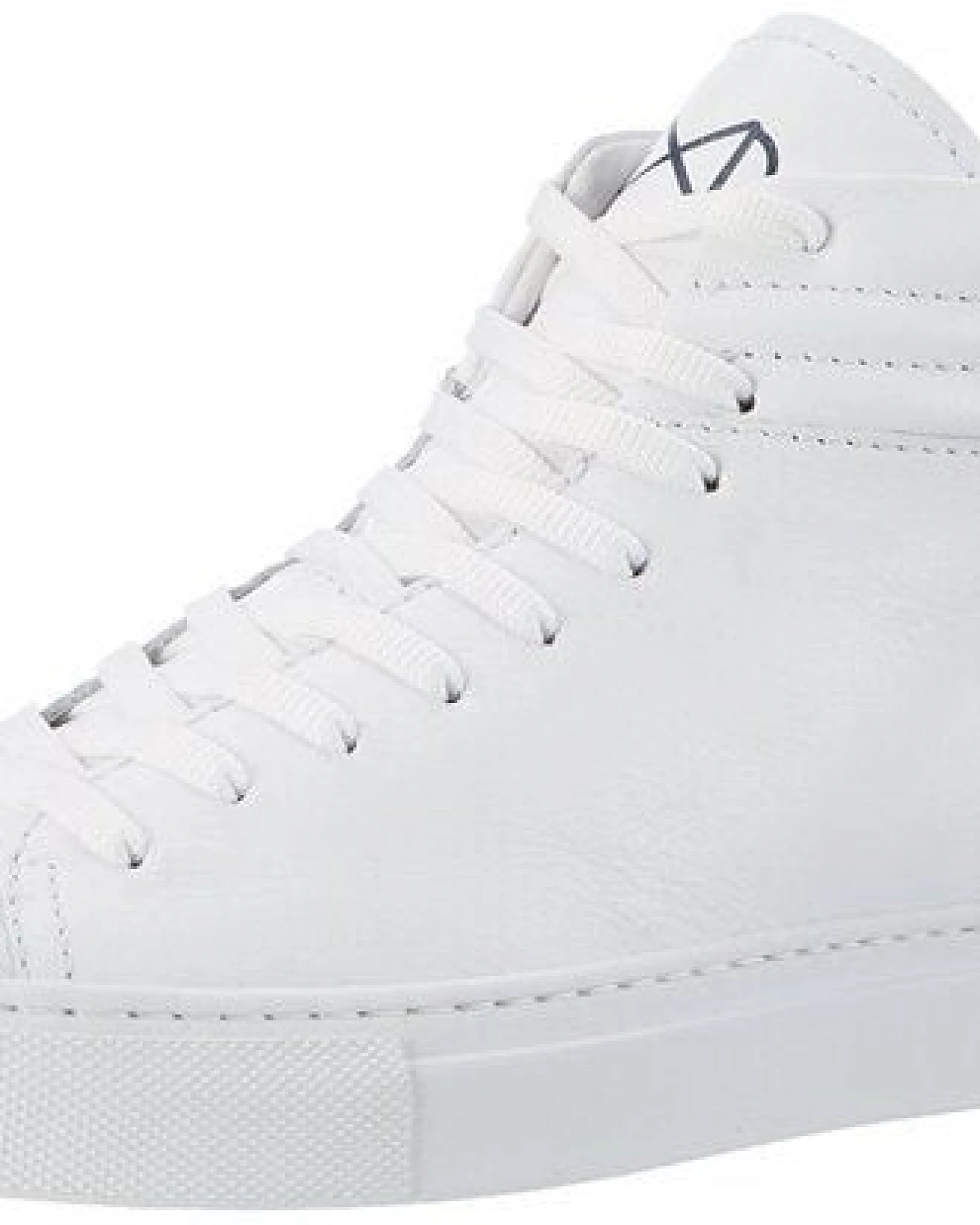 hoher Sneaker aus Leder "nat-2 Sleek all white" in weiß – Ansicht 3