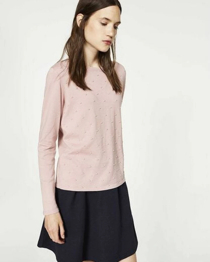 ARMEDANGELS EKIN DOTS - Damen Strickpullover aus Bio-Baumwolle