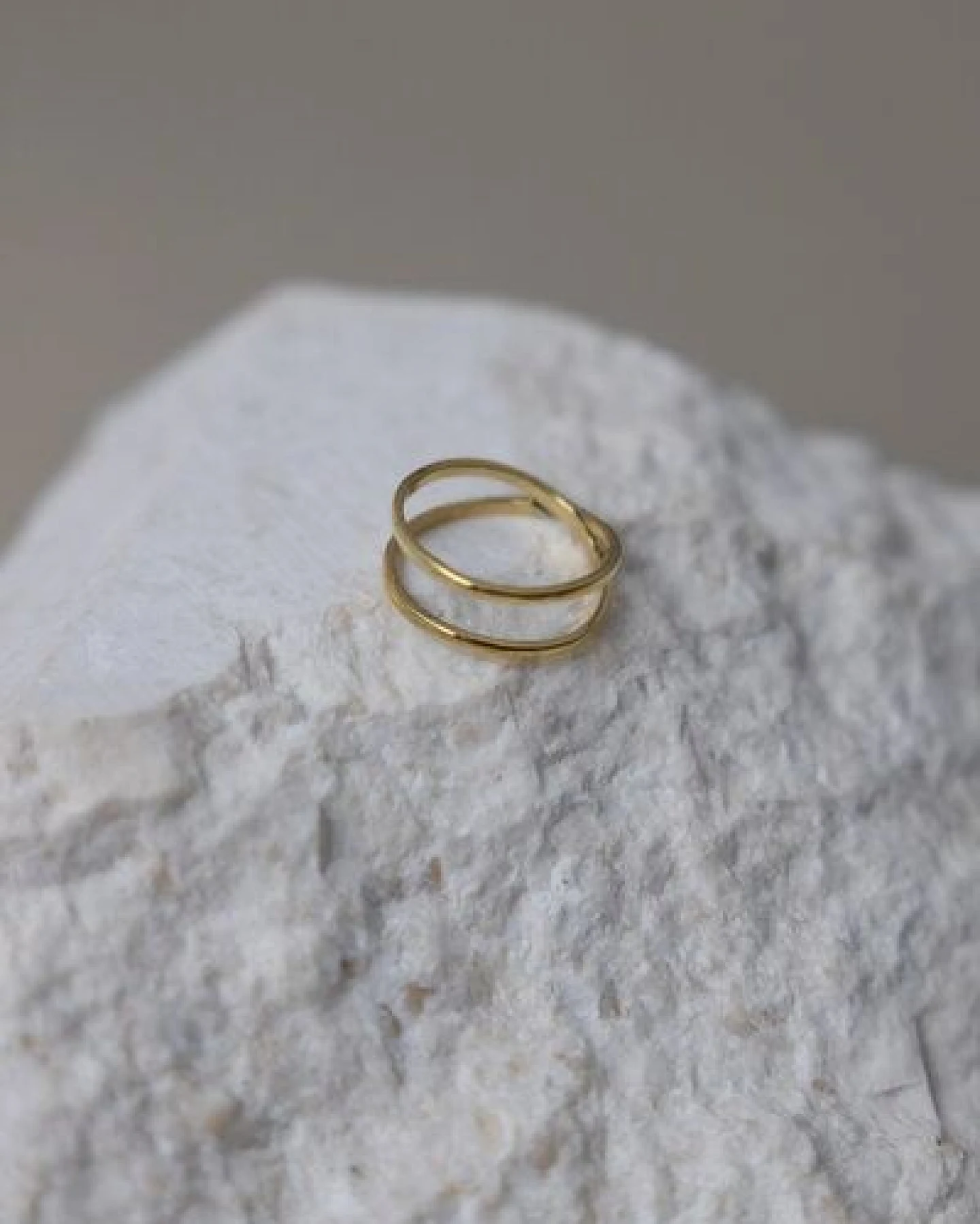 Jyoti - Fair Works Ring Karana Messing/ Silber – Ansicht 2