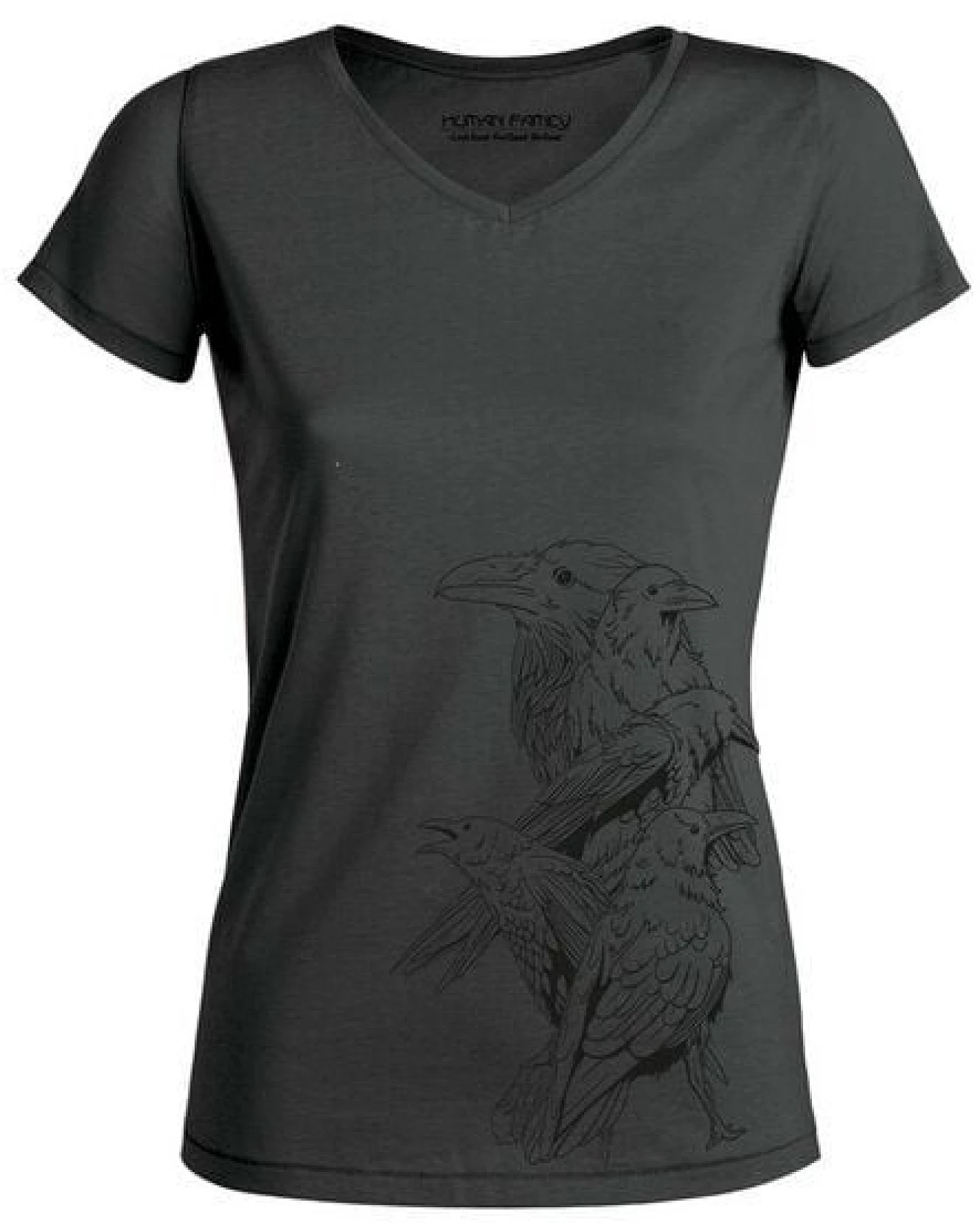 Human Family Damen V-Neck Ease "Birds" (weitere Farben) – Ansicht 3