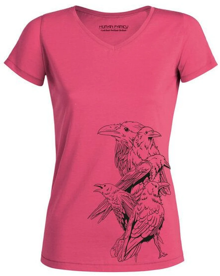 Human Family Damen V-Neck Ease "Birds" (weitere Farben)