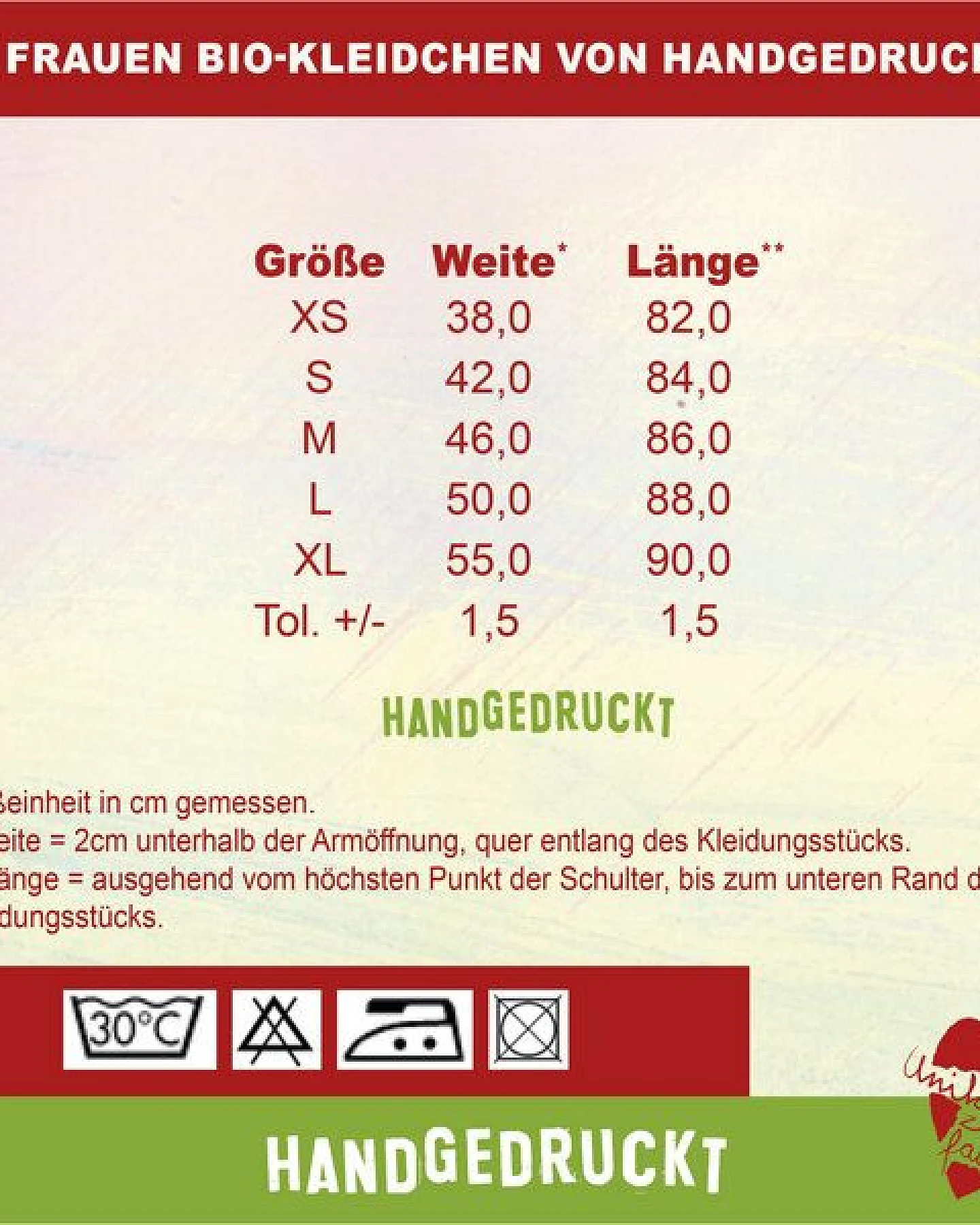HANDGEDRUCKT "Segelboot" Bio-Kleidchen – Ansicht 3