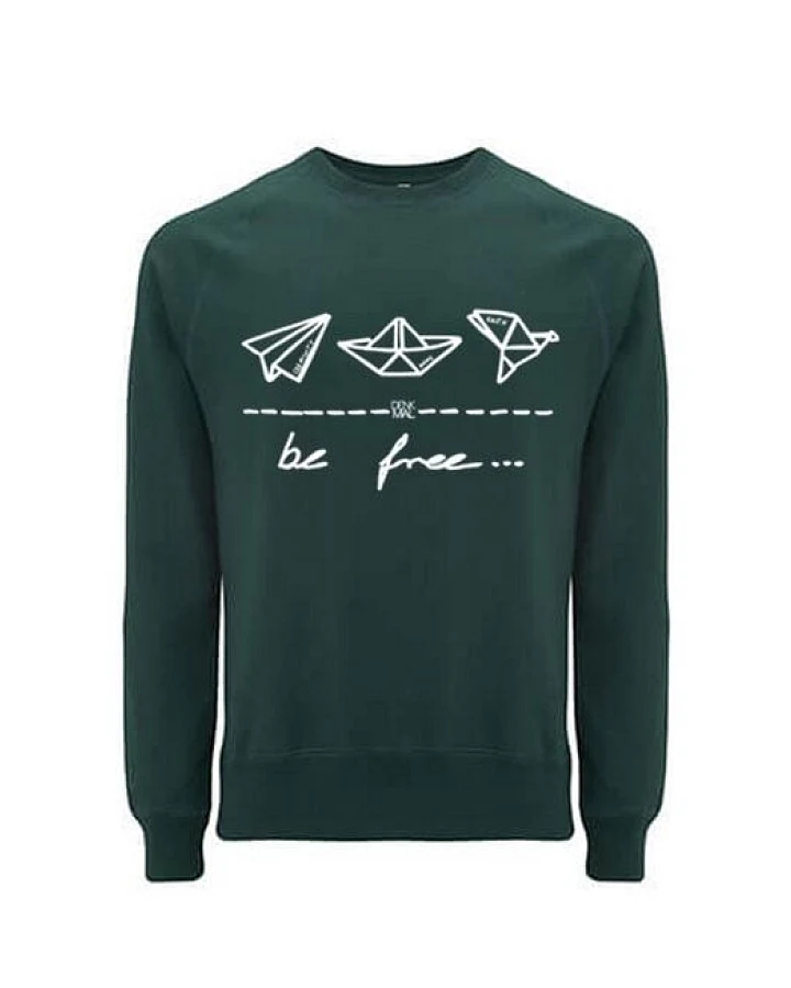 DENK.MAL Clothing be free – Unisex Sweatshirt “colors”