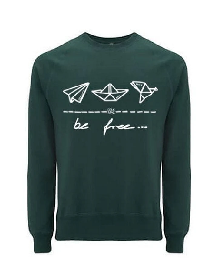 DENK.MAL Clothing be free – Unisex Sweatshirt “colors”