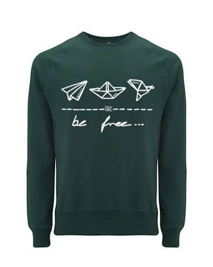 DENK.MAL Clothing be free – Unisex Sweatshirt “colors”